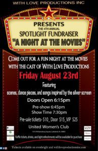 WLP's 4th Spotlight Night Fundraiser: A Night at the Movies